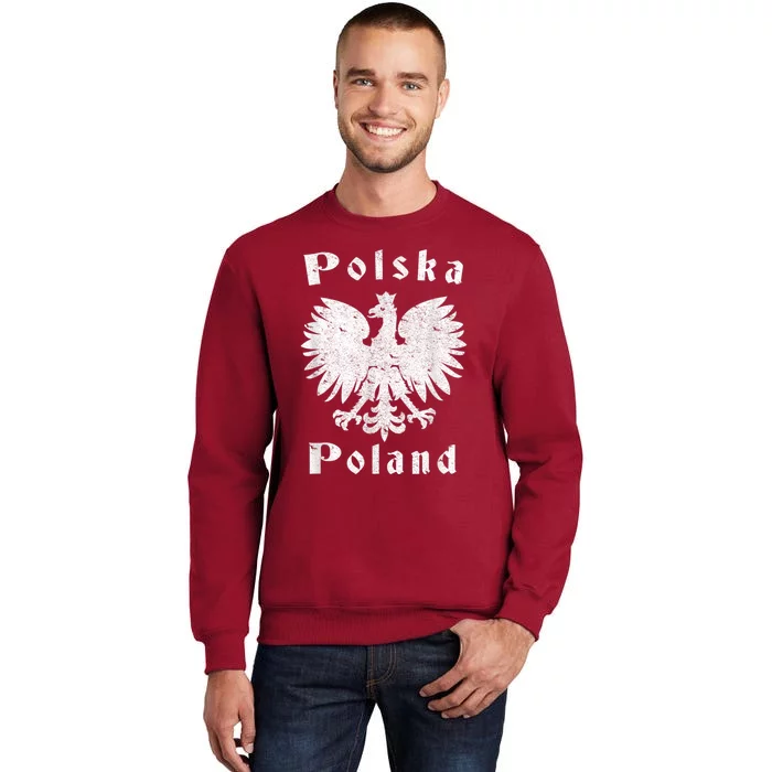 Polish Eagle Coat Of Arms Of Poland Polska Tall Sweatshirt