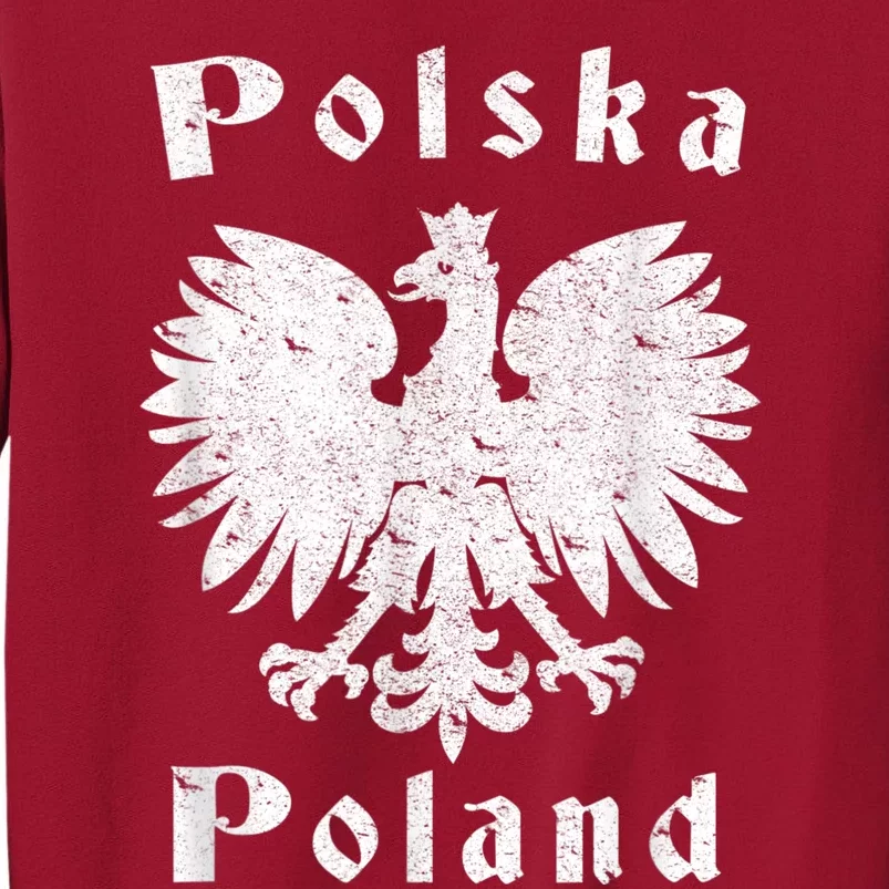 Polish Eagle Coat Of Arms Of Poland Polska Tall Sweatshirt