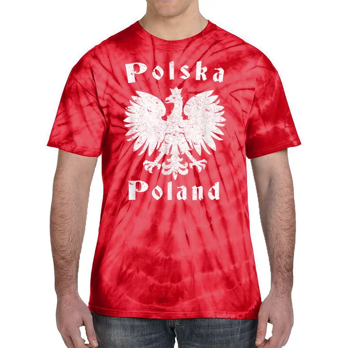 Polish Eagle Coat Of Arms Of Poland Polska Tie-Dye T-Shirt