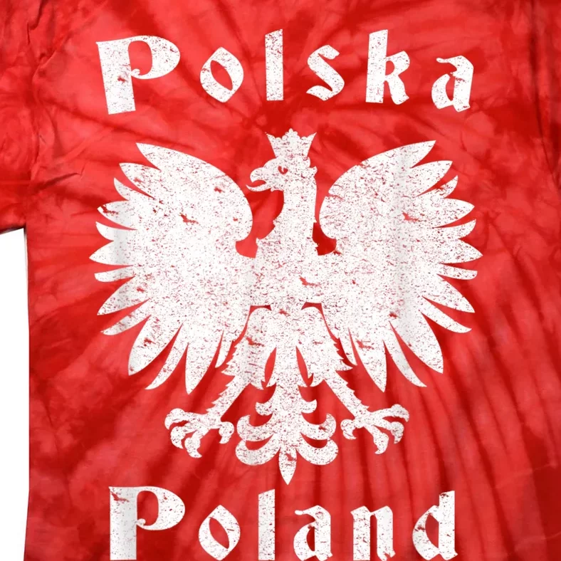 Polish Eagle Coat Of Arms Of Poland Polska Tie-Dye T-Shirt