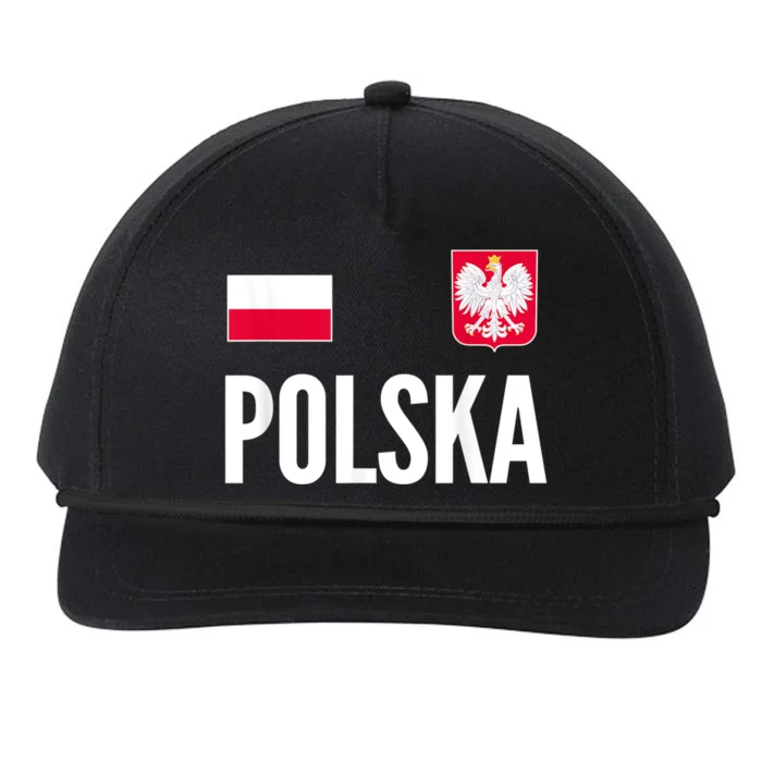 Poland Soccer Jersey Polish Polska Snapback Five-Panel Rope Hat