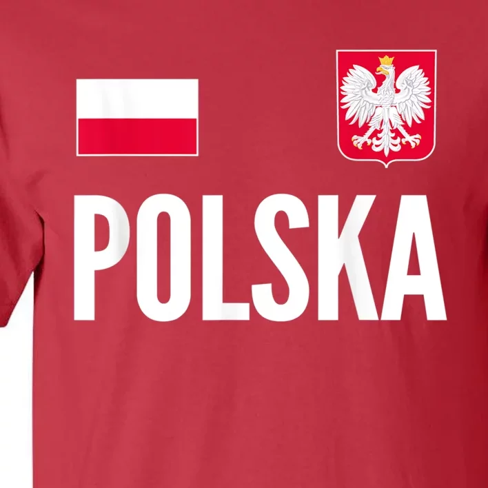 Teeshirtpalace Poland Soccer Jersey Polish Polska Tall T-Shirt