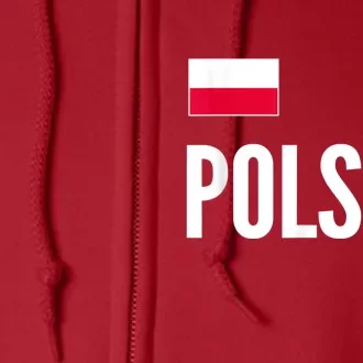 Poland Soccer Jersey Polish Polska Full Zip Hoodie