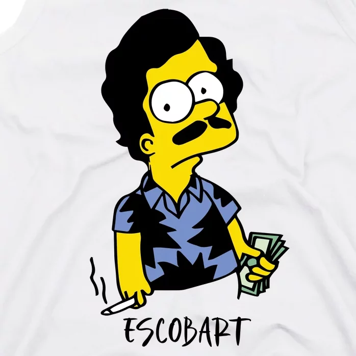 Pablo Escobar Cartoon Parody Design. Tank Top