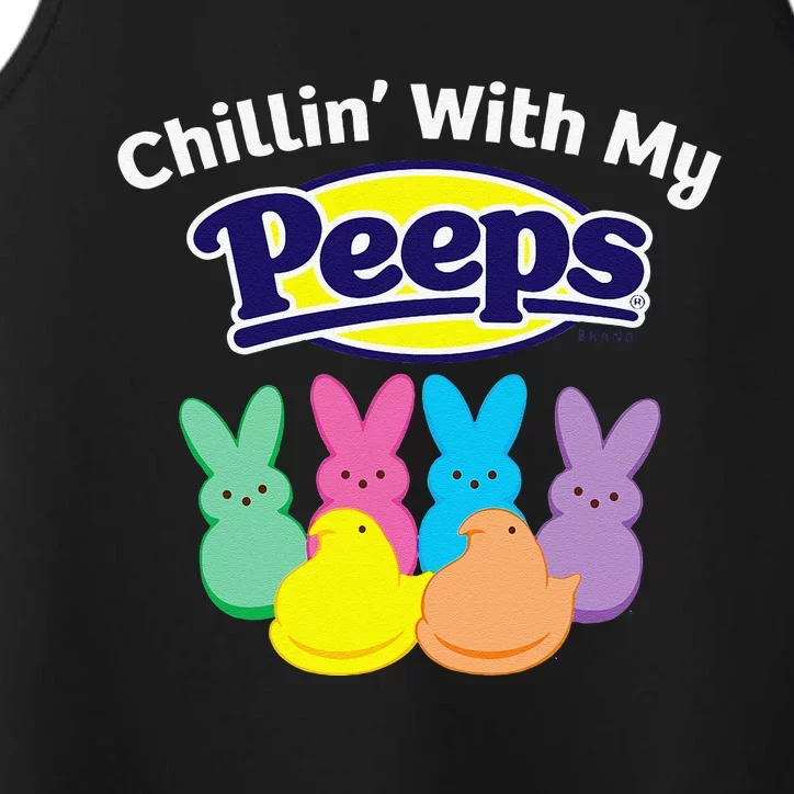 Peeps Easter Chillin' With My Peeps Performance Tank