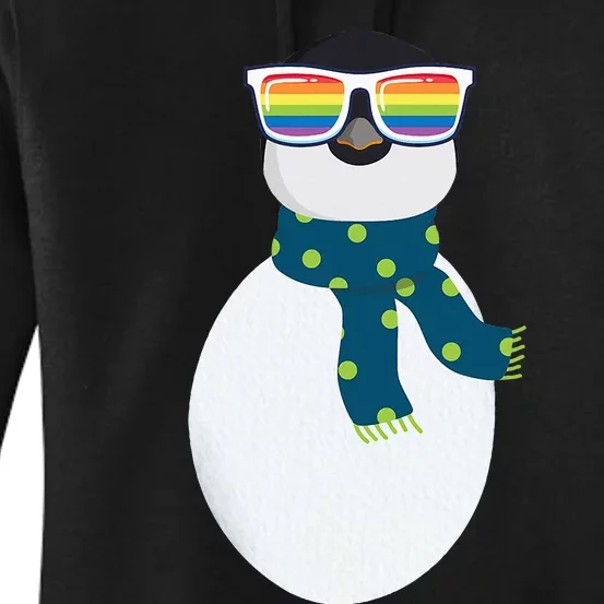 Penguin Easy Costume Halloween LGBTQ Rainbow Queer Pride Women's Pullover Hoodie