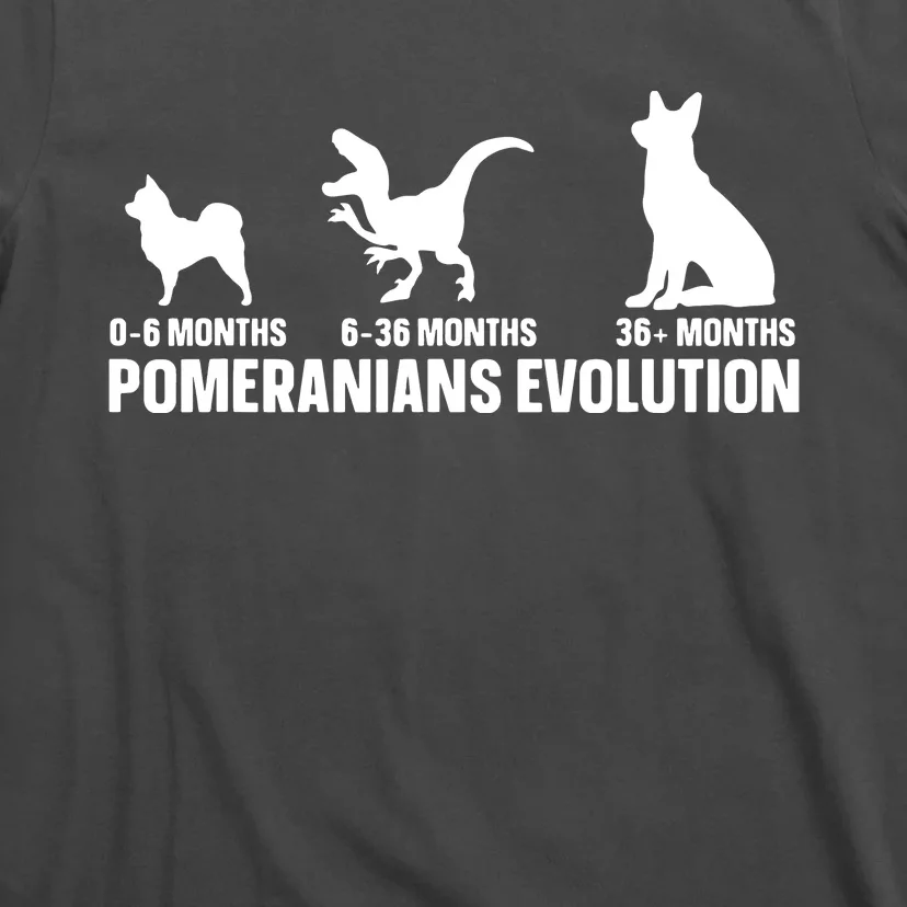 Pomeranians Evolution Design For A Pomeranian Owner T-Shirt