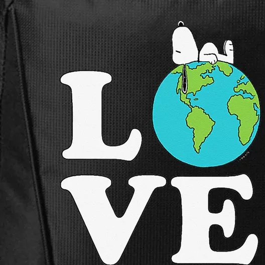 Peanuts Earth Day Snoopyy Love Earth City Backpack