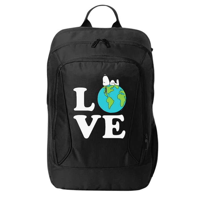 Peanuts Earth Day Snoopyy Love Earth City Backpack