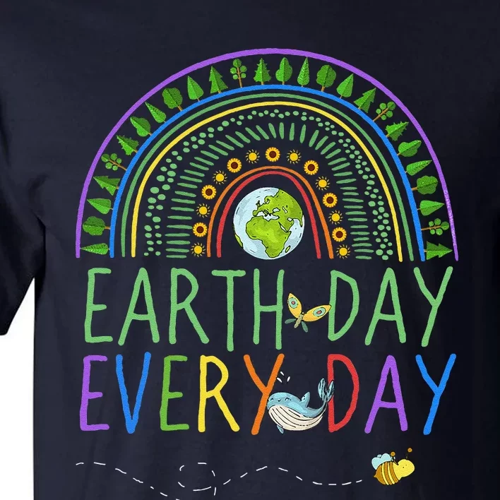 Pretty Earth Day Every Day Rainbow With Trees Earth Day Tall T-Shirt