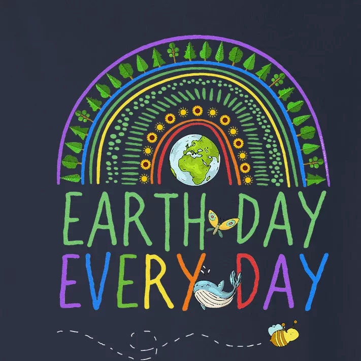 Pretty Earth Day Every Day Rainbow With Trees Earth Day Toddler Long Sleeve Shirt