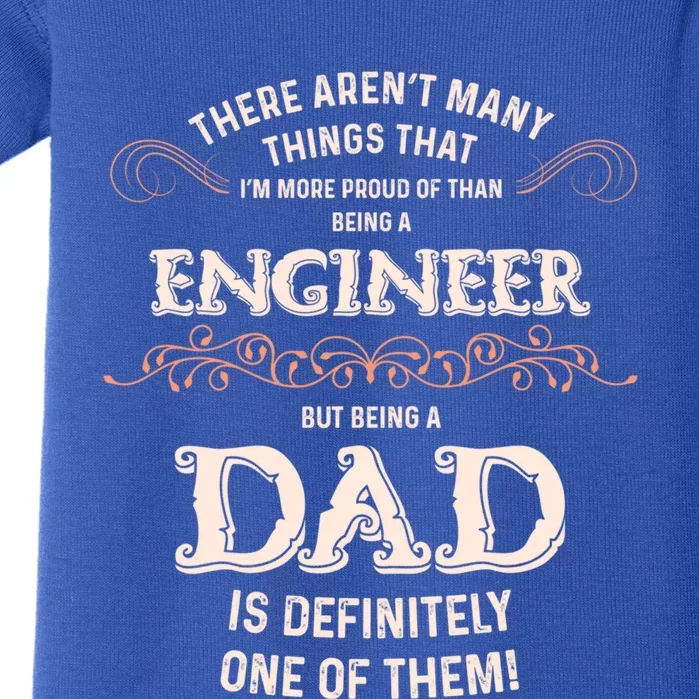 Proud Engineer Dad Gift Baby Bodysuit