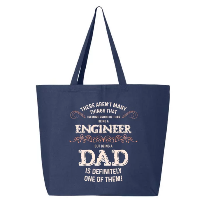 Proud Engineer Dad Gift 25L Jumbo Tote