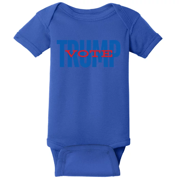 President Election Donald Trump 2024 Candidate Vote Funny Gift Baby Bodysuit