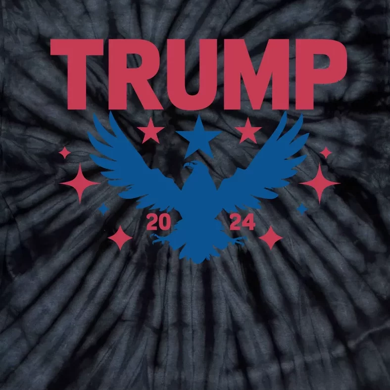 Patriotic Eagle Emblem With Year Tie-Dye T-Shirt