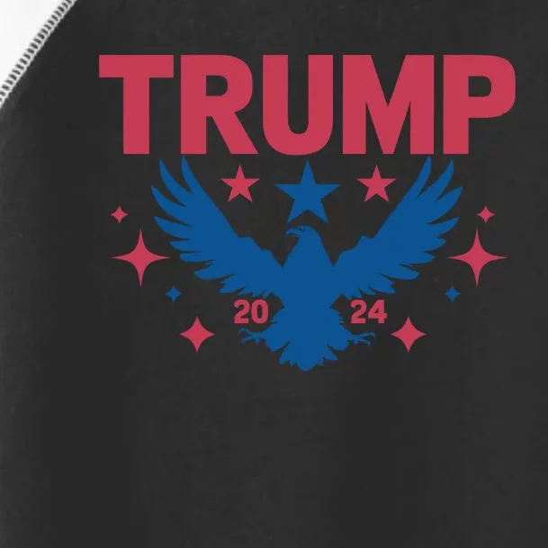 Patriotic Eagle Emblem With Year Toddler Fine Jersey T-Shirt