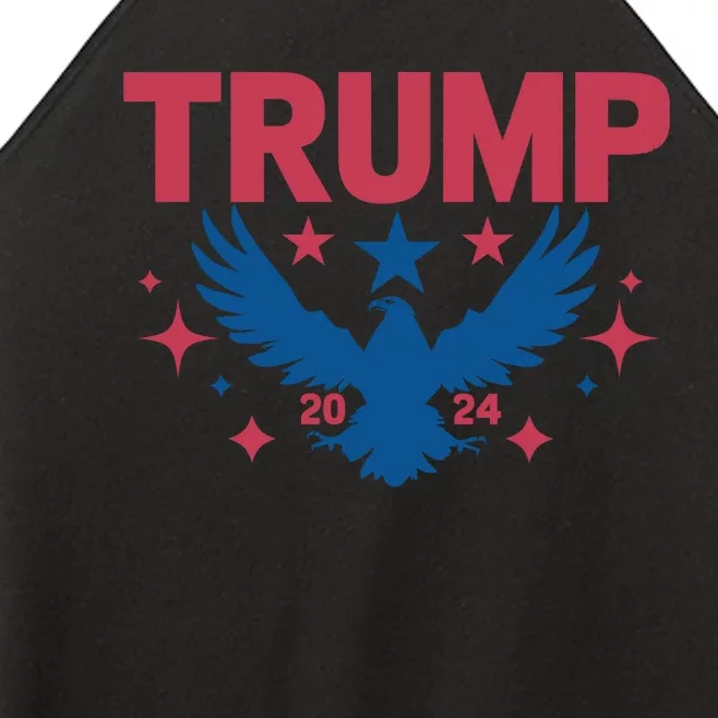 Patriotic Eagle Emblem With Year Women’s Perfect Tri Rocker Tank