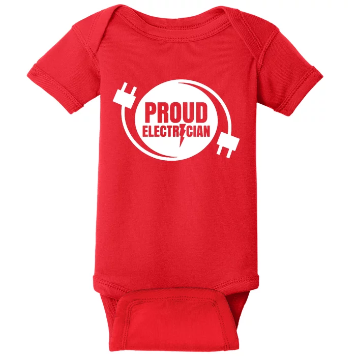 Proud Electrician Electric Electronic Electrical Baby Bodysuit