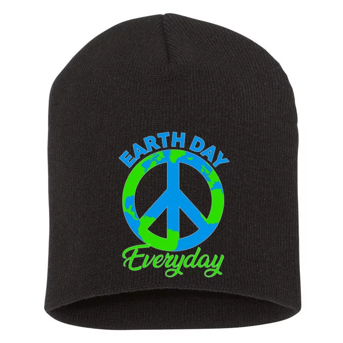 Piece Everyday Earth Day Short Acrylic Beanie