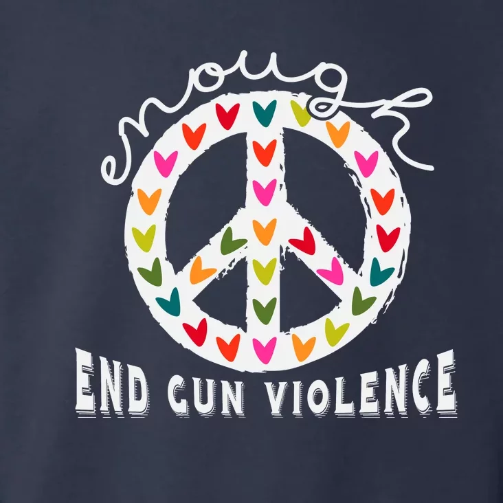 Peace Enough End Gun Violence Wear Orange Orange Shirt Day Toddler Hoodie