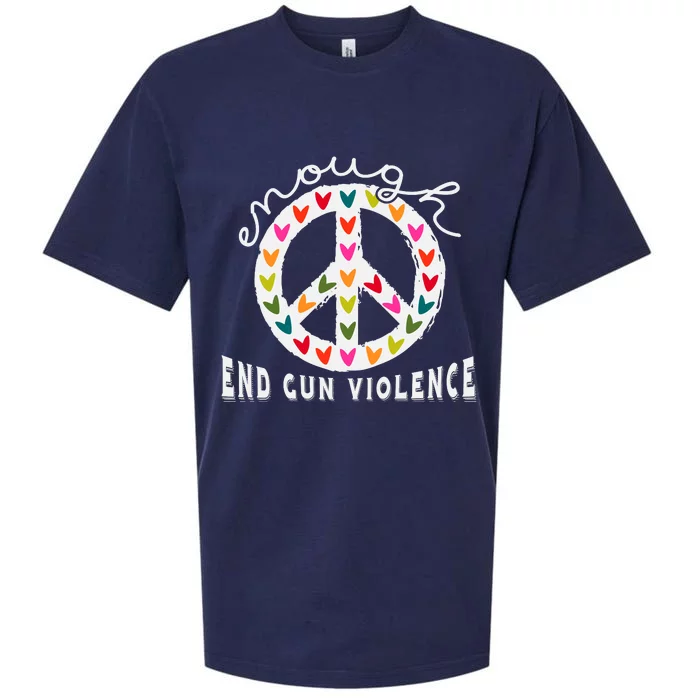 Peace Enough End Gun Violence Wear Orange Orange Shirt Day Sueded Cloud Jersey T-Shirt