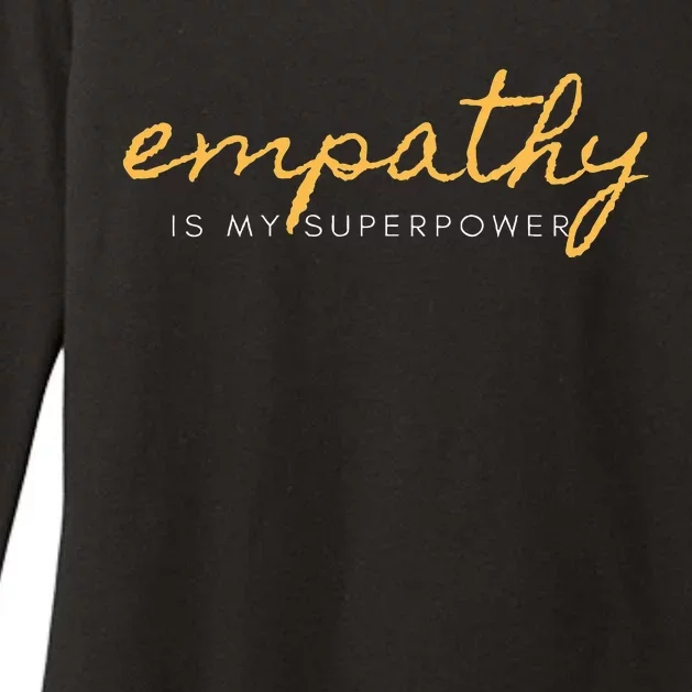 Psychic Empath Empathy Is My Superpower Compassion Chakra Womens CVC Long Sleeve Shirt