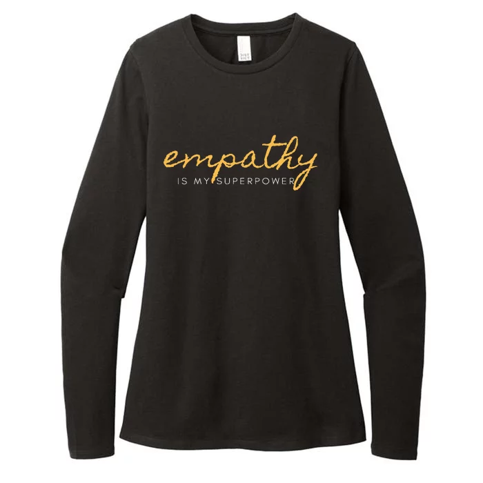 Psychic Empath Empathy Is My Superpower Compassion Chakra Womens CVC Long Sleeve Shirt