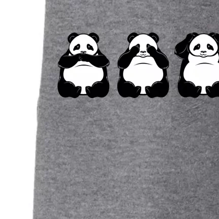 Peek A Boo Panda Doggie 3-End Fleece Hoodie