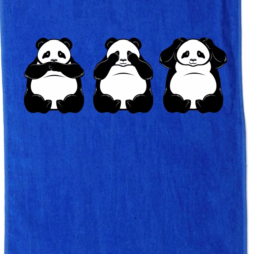 Peek A Boo Panda Platinum Collection Golf Towel