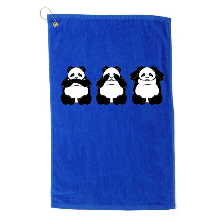 Peek A Boo Panda Platinum Collection Golf Towel