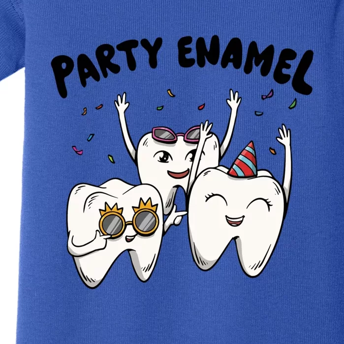 Party Enamel For A Dental Technician Squad Gift Baby Bodysuit