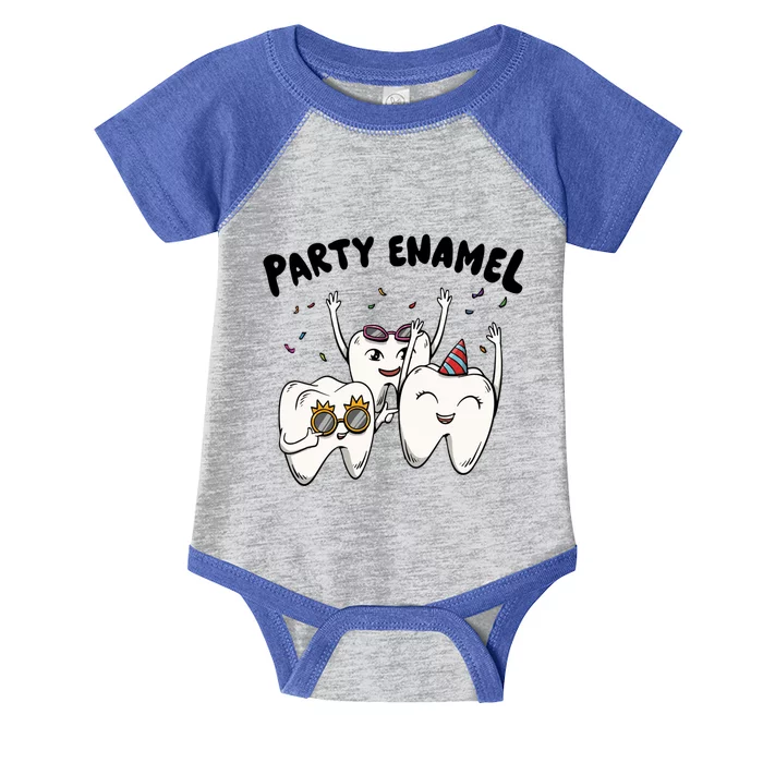 Party Enamel For A Dental Technician Squad Gift Infant Baby Jersey Bodysuit