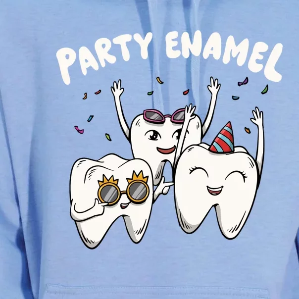 Party Enamel For A Dental Technician Squad Cute Gift Unisex Surf Hoodie