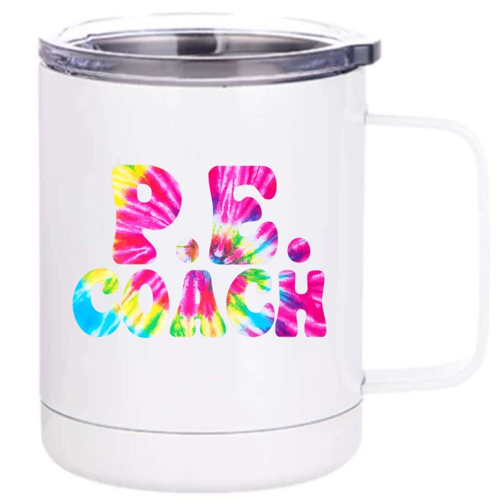 Physical Education Funny P.E Instructor Coach Teacher Gym Front & Back 12oz Stainless Steel Tumbler Cup