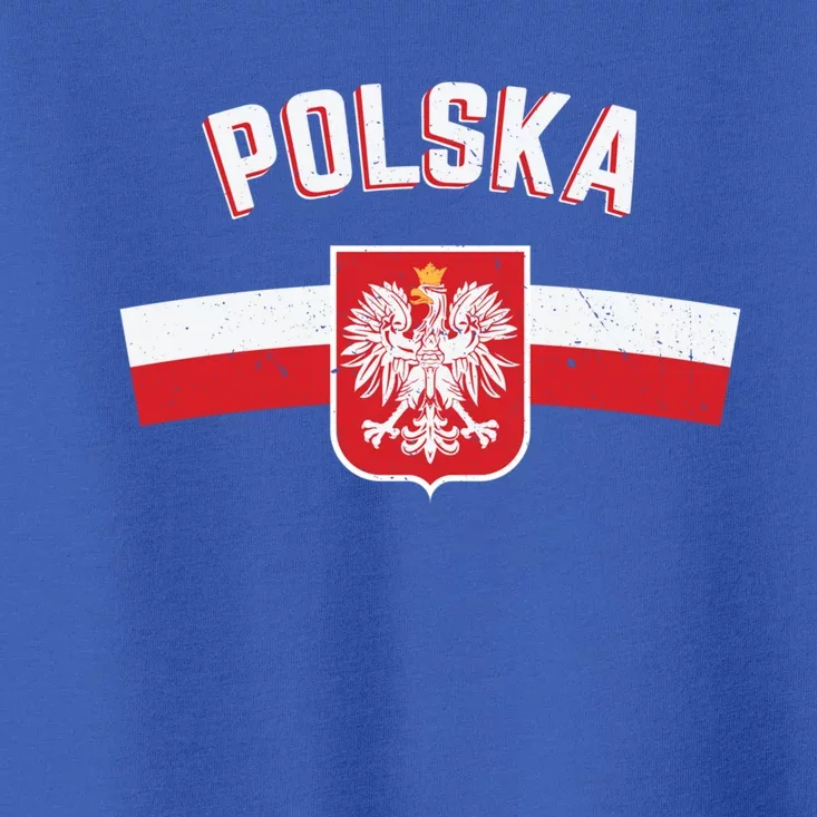 Poland Eagle Flag Gift Proud Polish Men Women Gift Toddler T-Shirt