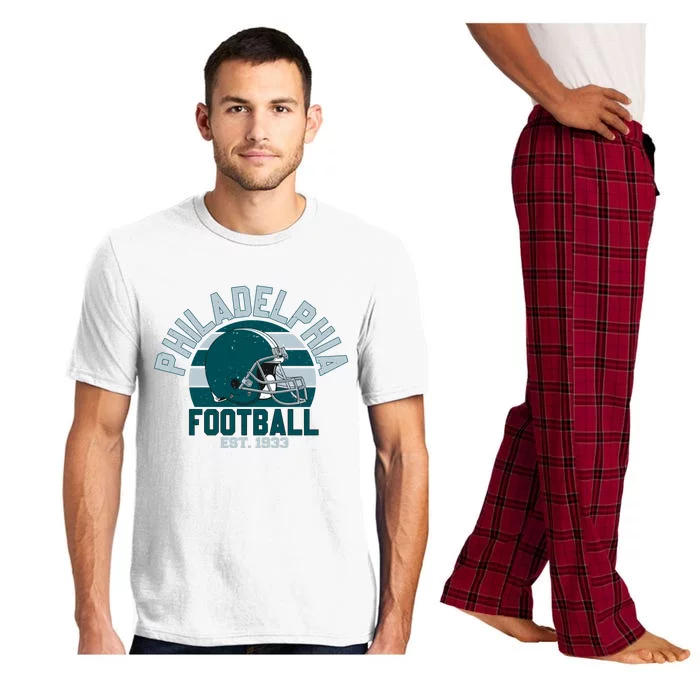 Philadelphia Eagle Football Est 1933 Team Supporter Pajama Set