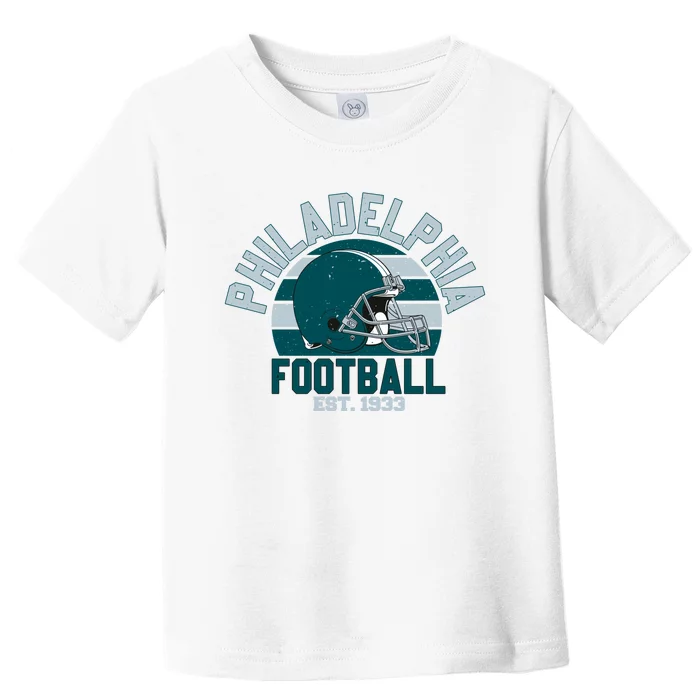 Philadelphia Eagle Football Est 1933 Team Supporter Toddler T-Shirt