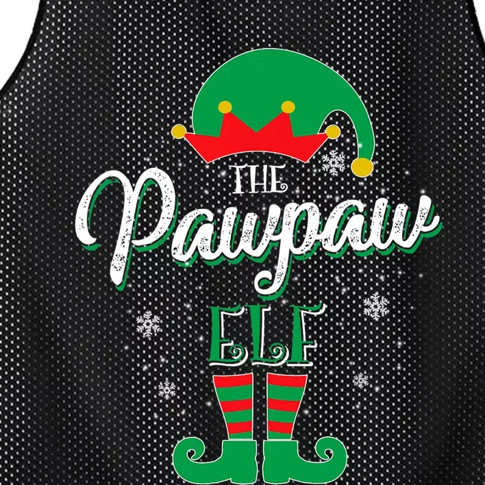 Pawpaw Elf Family Matching Christmas Group Gift Pajama Mesh Reversible Basketball Jersey Tank