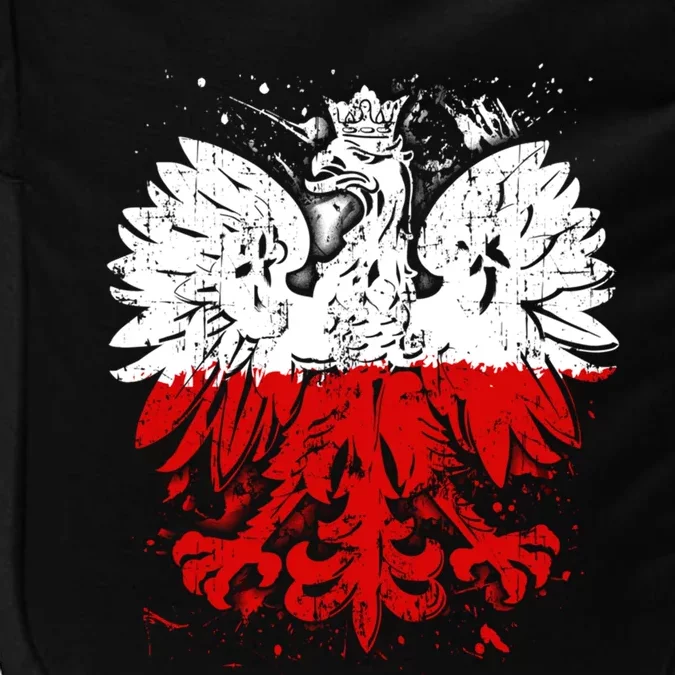 Polish Eagle Falcon Pride Flag Poland Gift Dyngus Day Gift Impact Tech Backpack