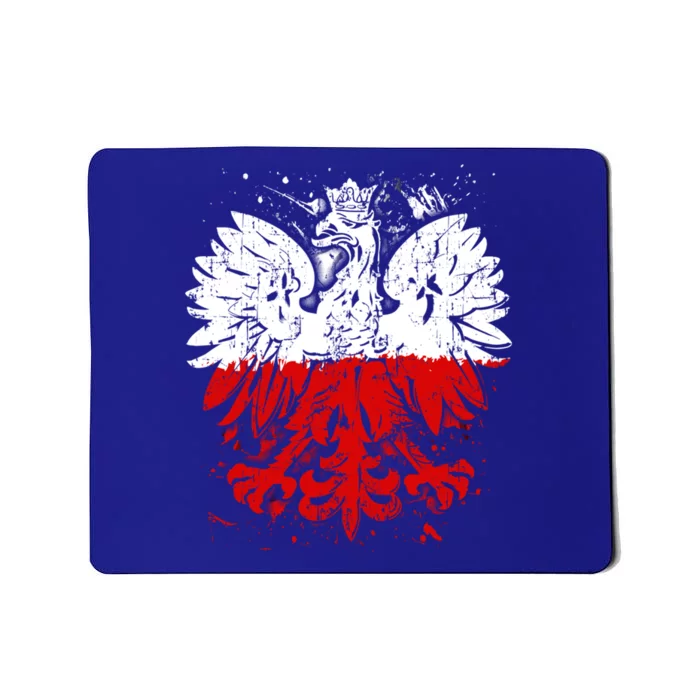 Polish Eagle Falcon Pride Flag Poland Gift Dyngus Day Gift Mousepad