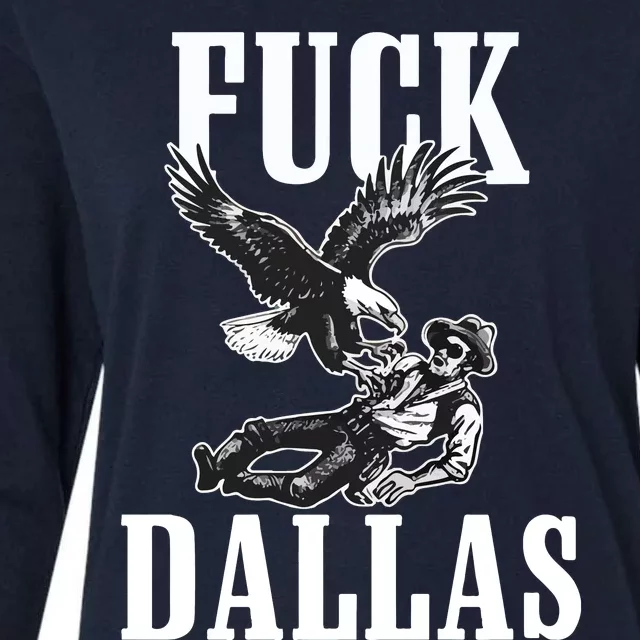 Philadelphia Eagle Football Team Adult Fuck Dallas Womens Cotton Relaxed Long Sleeve T-Shirt