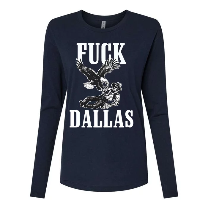 Philadelphia Eagle Football Team Adult Fuck Dallas Womens Cotton Relaxed Long Sleeve T-Shirt