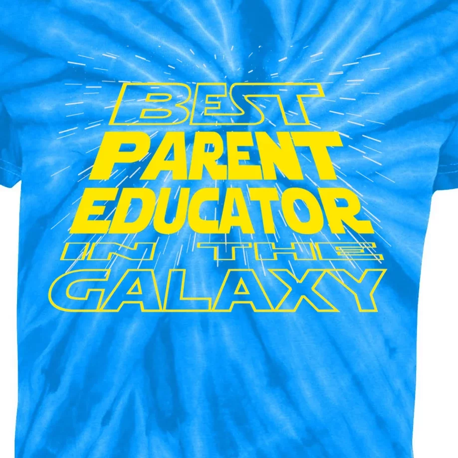 Parent Educator Funny Cool Galaxy Job Cool Gift Kids Tie-Dye T-Shirt