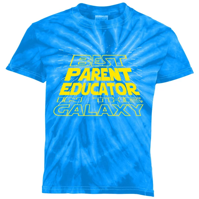 Parent Educator Funny Cool Galaxy Job Cool Gift Kids Tie-Dye T-Shirt