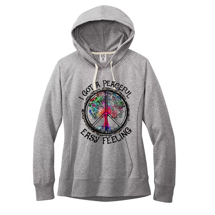 Peaceful Easy Feeling Hippie Peaceful Top Women's Fleece Hoodie