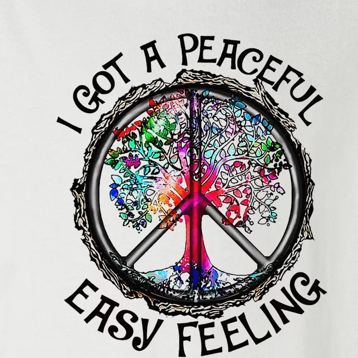 Peaceful Easy Feeling Hippie Peaceful Top Toddler Long Sleeve Shirt