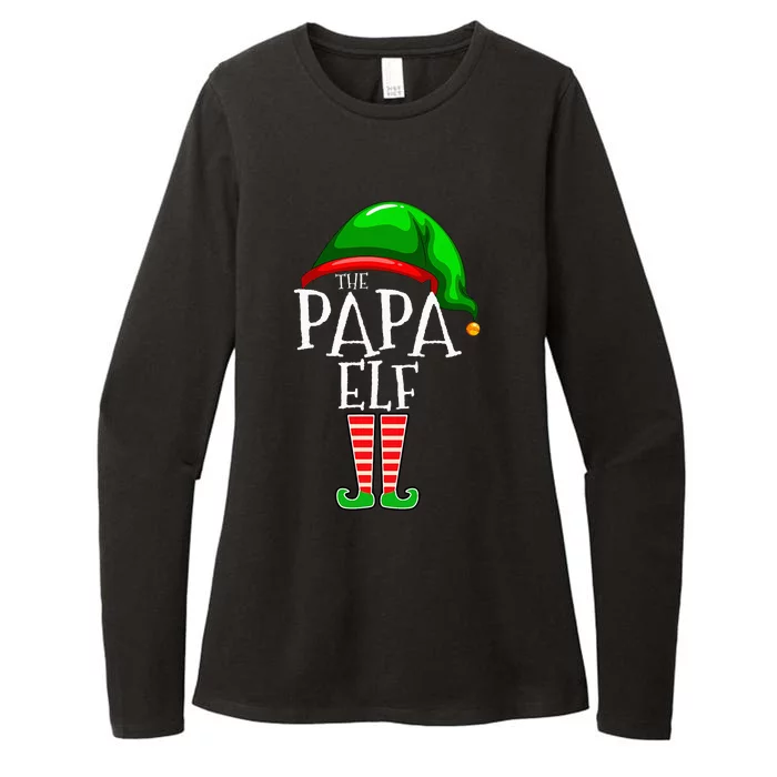 Papa Elf Family Matching Group Christmas Grandpa Womens CVC Long Sleeve Shirt