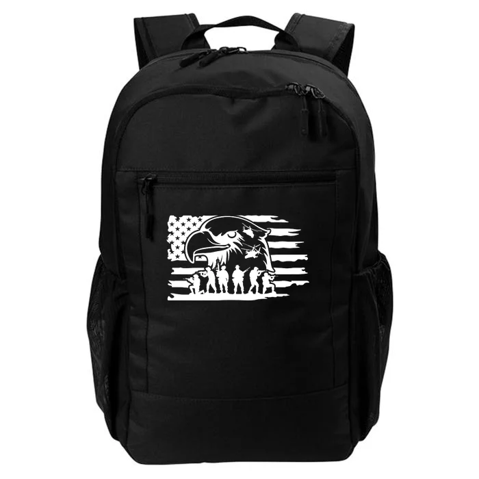 Patriotic Eagle Flag Daily Commute Backpack