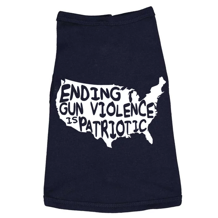 Peace Ending Gun Violence Is Patriotic Awareness Day Doggie Tank