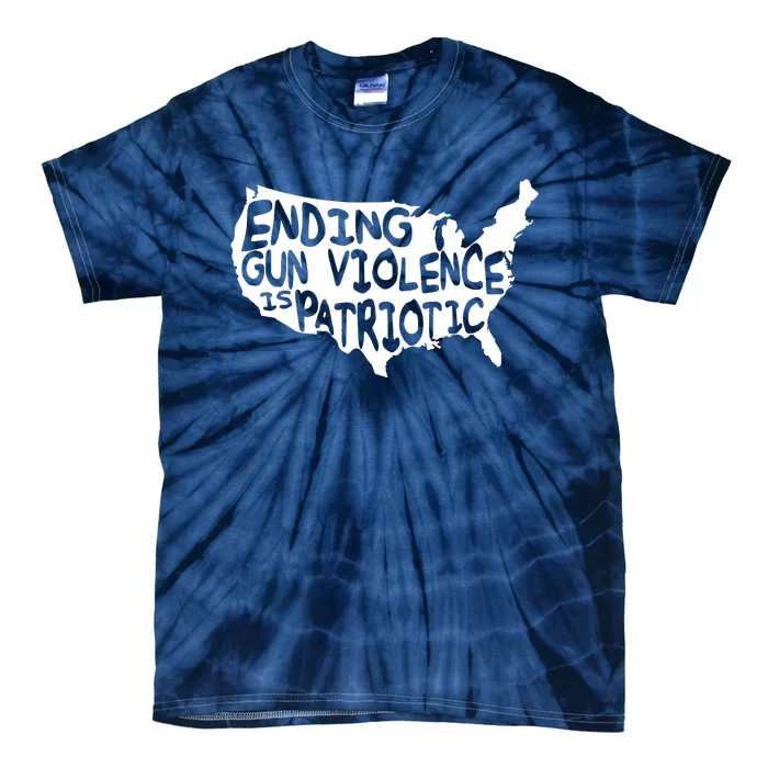 Peace Ending Gun Violence Is Patriotic Awareness Day Tie-Dye T-Shirt